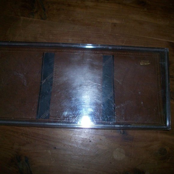 Vintage men’s Bi Fold Amity Brown Leather Body Billfold Never used New in box - Picture 4 of 6